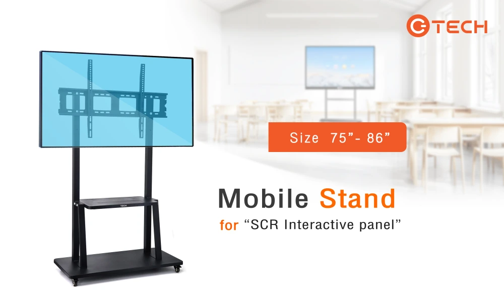 Mobile Stand for SCR Panel 75 - 86 Inch