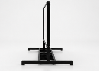แผงกั้นจราจร พร้อมป้ายอลูมิเนียม240×100 Cm. สะท้อนแสง 3M  ขนาด60x240x120 Cm
