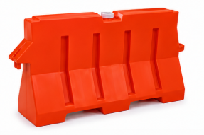 แบริเออร์ ชนิดบรรจุน้ำ สีส้มขนาด 50x150x80 ซม.