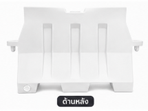 แบริเออร์ ชนิดบรรจุน้ำสีขาวขนาด 50x100x80-ซม