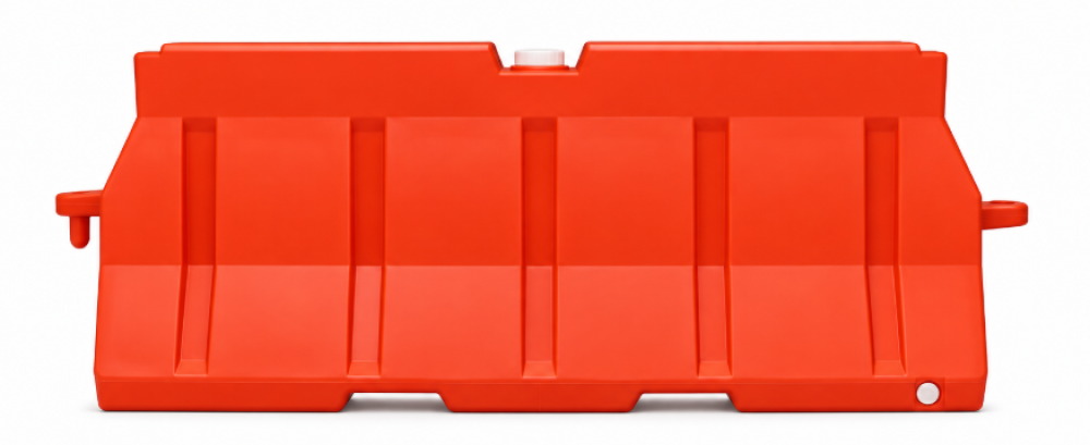 แบริเออร์ ชนิดบรรจุน้ำ สีส้มขนาด50x200x100 ซม.