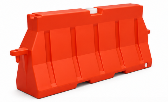 แบริเออร์ ชนิดบรรจุน้ำ สีส้มขนาด50x200x100 ซม.