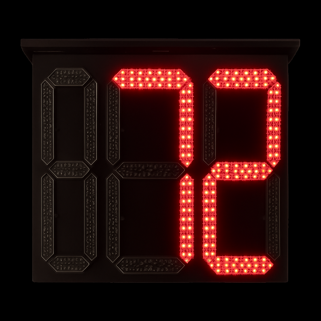 โคมไฟจราจรนับเวลาถอยหลัง 1