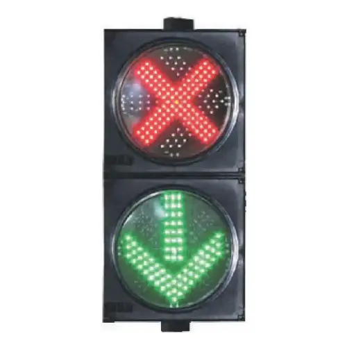 โคมไฟจราจรแบ่งช่องทางเดินรถ