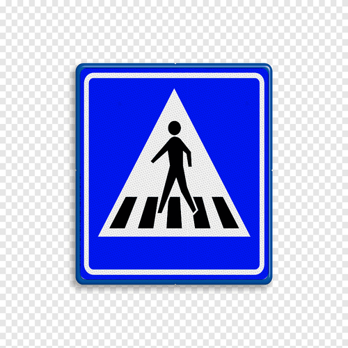 ป้ายเตือนรูปคนเดินข้าม