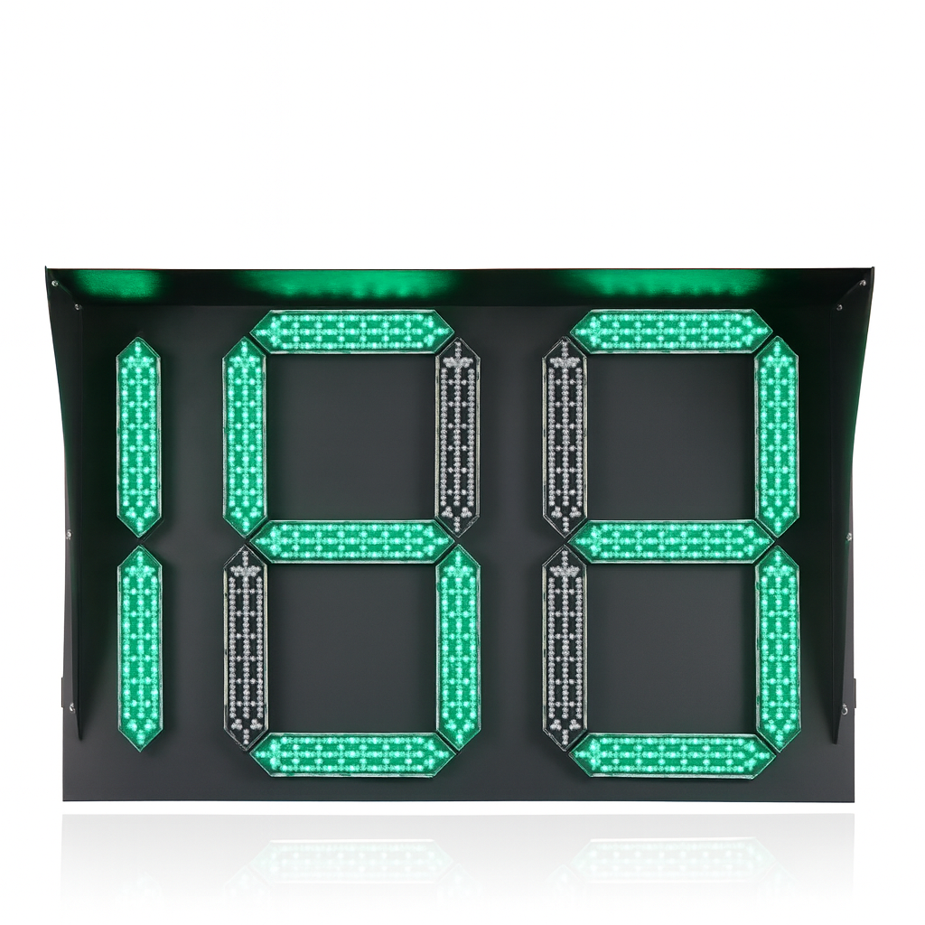 โคมไฟจราจรนับเวลาถอยหลัง 1